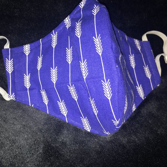Reusable / Washable Sculpted Mask / Arrow Print 1X - Picture 2 of 7